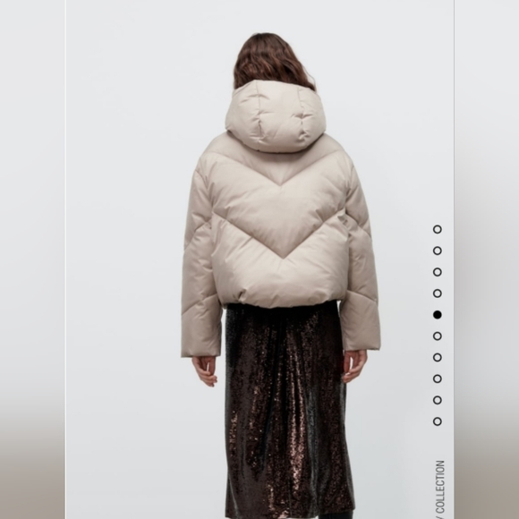 New Zara Puffer Coat - Picture 4 of 6